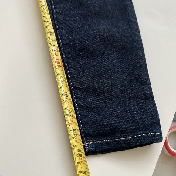 L’Agence Jeans Women’s Sise 25 Blue Monique High Rise Skinny Stretch - Picture 13 of 15